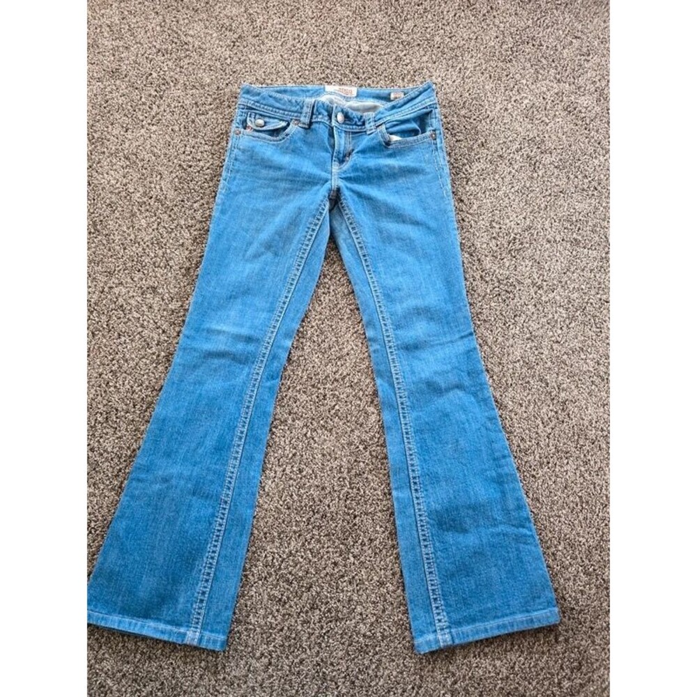 MEK Denim Embroidered Y2K Distressed Jeans - Size 28 EUC